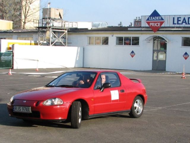 Honda CRX na pr�bie SZ